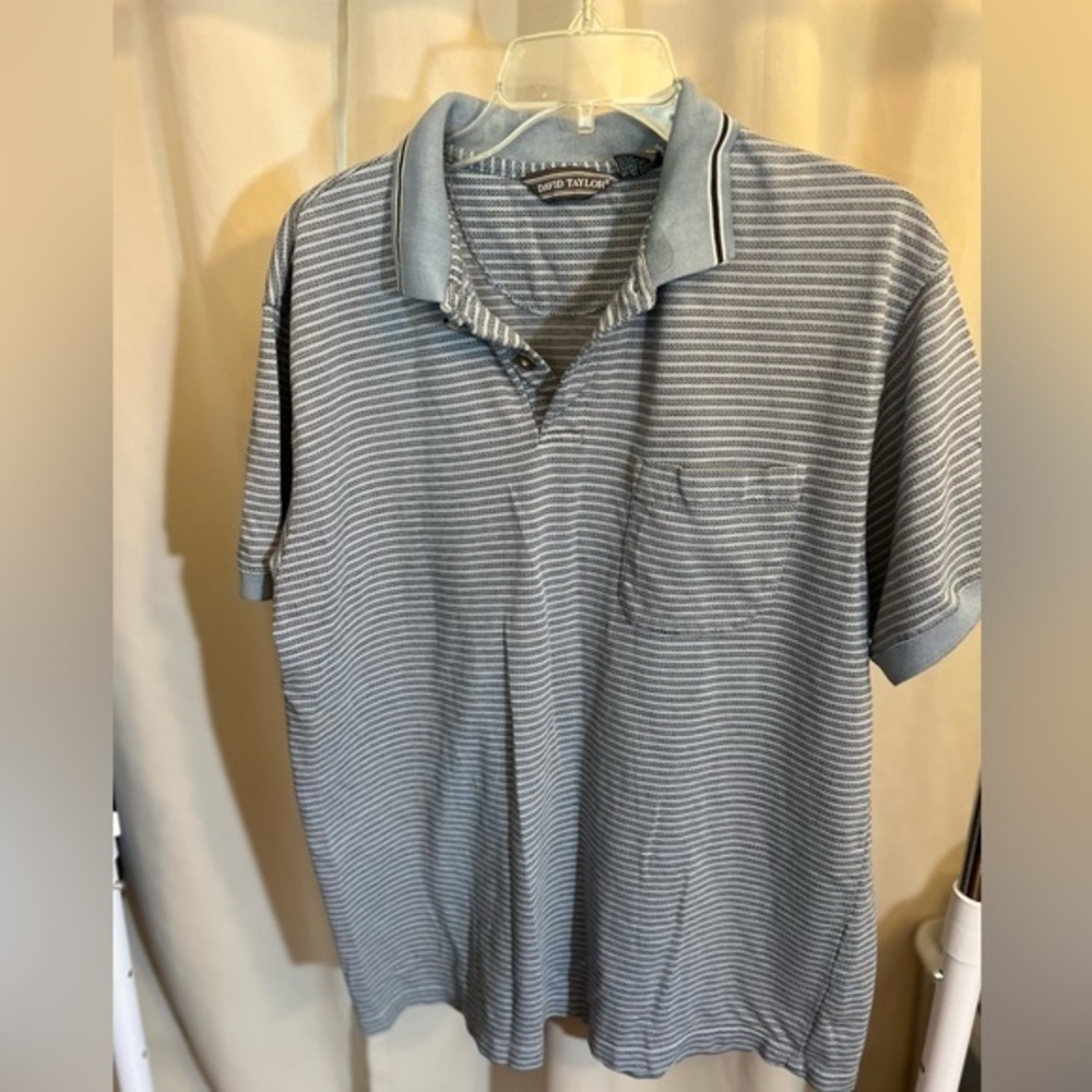 david Taylor short sleeve polo, XLT